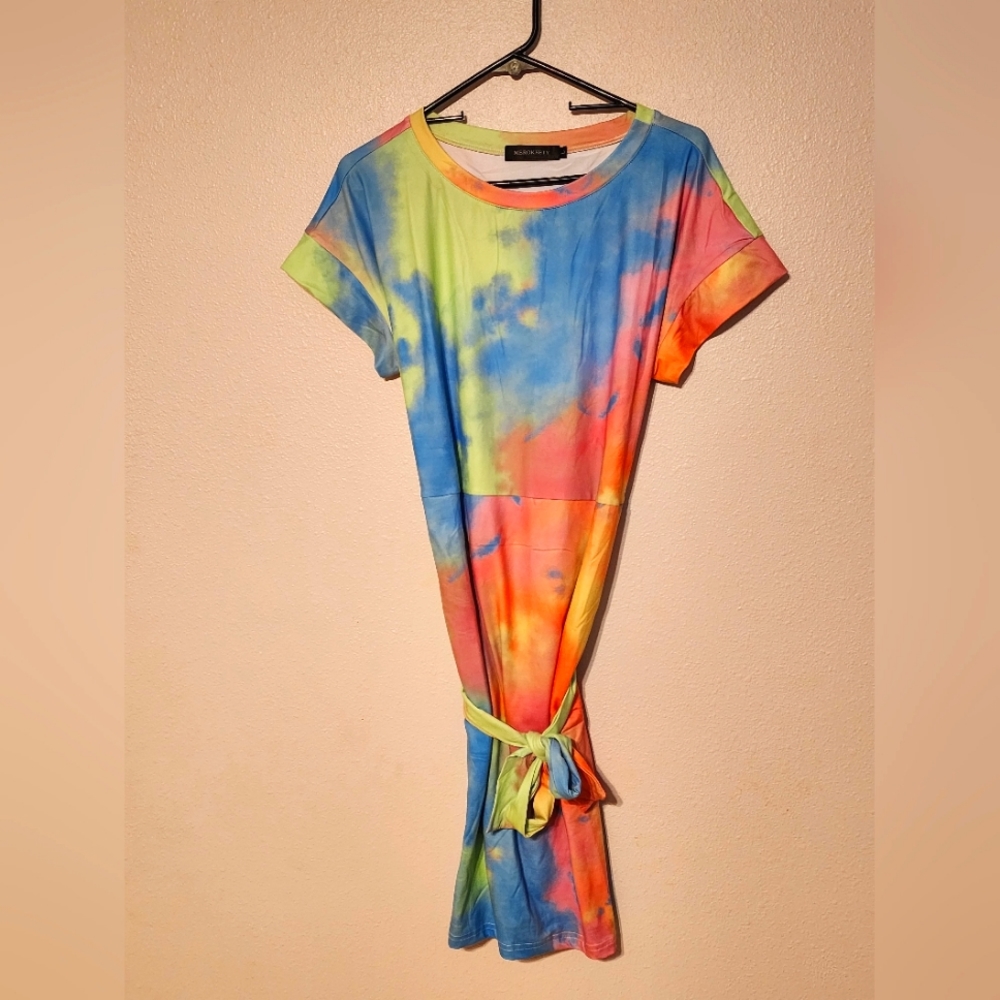 Tie died NWT tee shirt dress